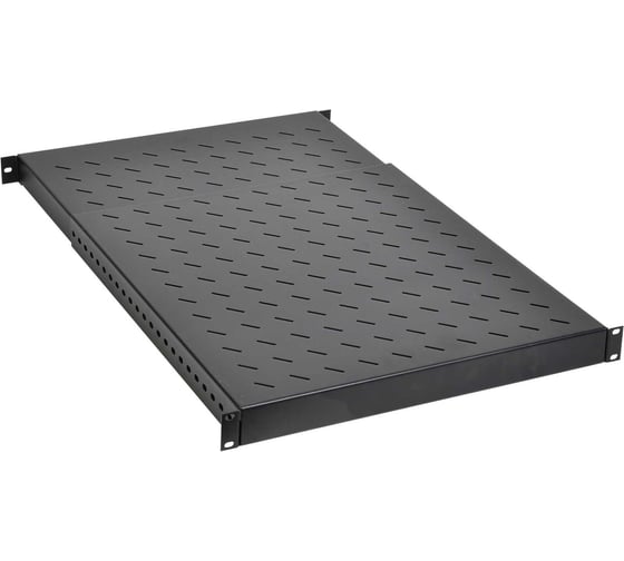 Стационарная полка IEK ITK by ZPAS 19" 1U регул. 150кг 500-900мм черный ZP-FS05-S-1U-59 1