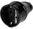 Кабельная розетка TDM ELECTRIC 2П+3 черная 16А 250B серии "Народная" SQ1806-0412 1