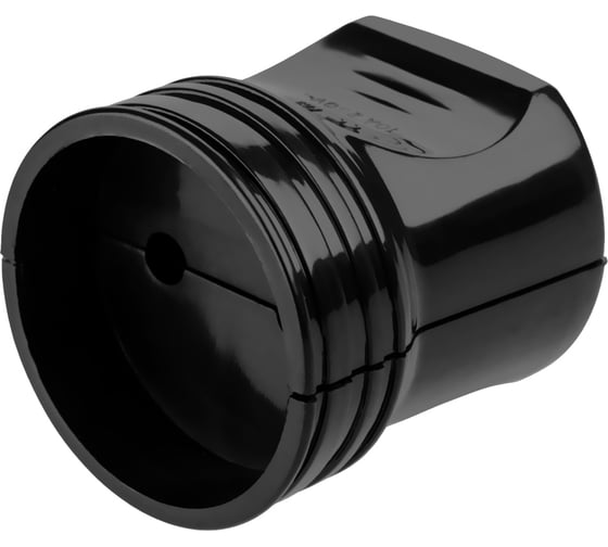 Кабельная розетка TDM ELECTRIC 2П без заземления черная 10А 250B серии "Народная" SQ1806-0410 1