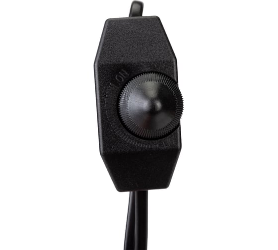 Сетевой шнур с вилкой и выключателем с диммером Uniel UCX-C30/02A-170 BLACK UL-00004438