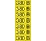 Наклейка знак электробезопасности 380В REXANT 35x100 мм 35 шт 56-0008-2 1