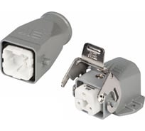 Прямоугольный промышленный разъем Mete Enerji комплект H3A-BM-FF 685535K