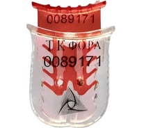 Пломба защелка ТПК Технологии Контроля ФОРА для счетчиков Цвет: красный 250 шт. 24129