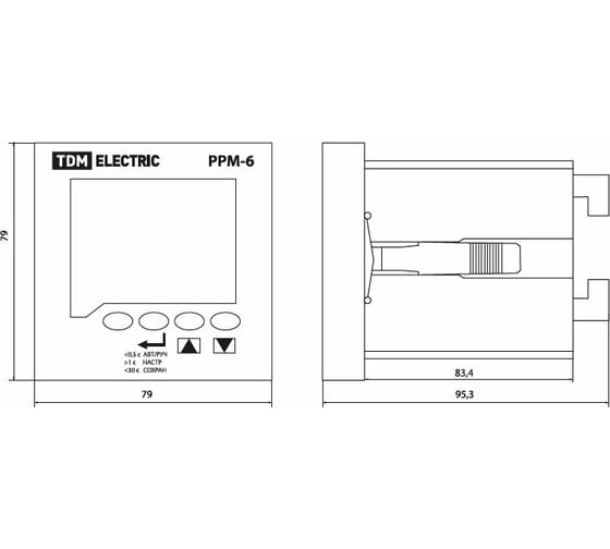 Регулятор TDM ELECTRIC РРМ-6 без защиты от гармоник SQ2102-0005