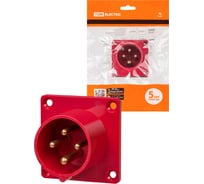 Вилка TDM ELECTRIC 614 скрытая 3Р+РЕ 16А 380В IP44 SQ0607-0002