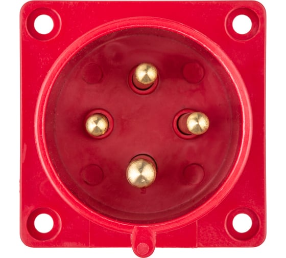 Вилка TDM ELECTRIC 624 скрытая 3Р+РЕ 32А 380В IP44 SQ0607-0005