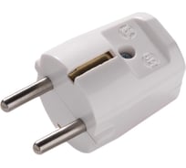 Кабельная вилка с защитным контактом ABL 16A 2P+E 250V, дуропласт, белый 1118110