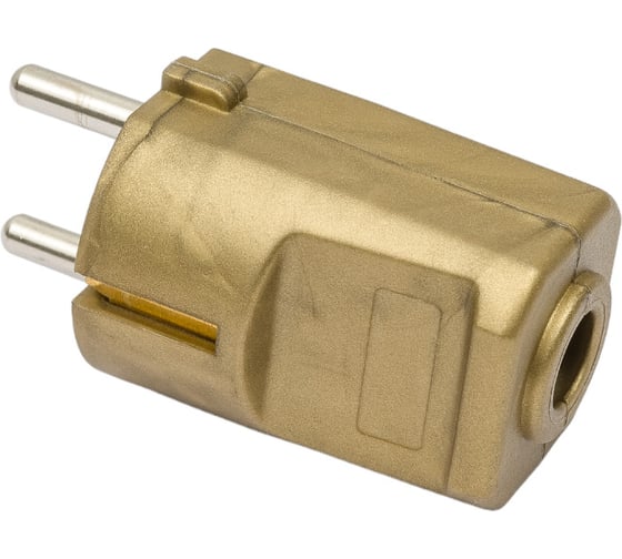 Кабельная вилка с защитным контактом ABL, без защитной муфты 16A 2P+E 250V, золотой 1116130