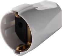 Кабельная розетка ABL термопласт 16A 2P+E 250V, белый 1176110_a