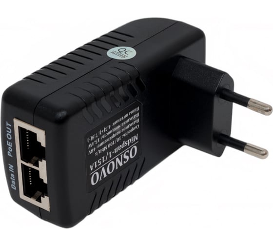 PoE-инжектор OSNOVO Ethernet, Midspan-1/151A УТ-00006875