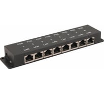 Пассивный PoE-инжектор OSNOVO Ethernet, PoE Midspan-8/P УТ-00013706