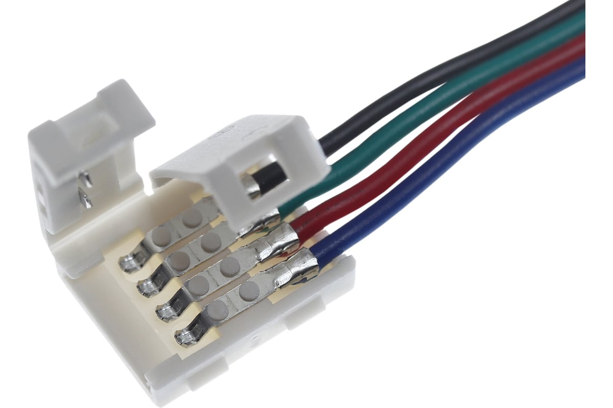 Соединительный гибкий коннектор Lamper 4 Pin для RGB светодиодных лент .