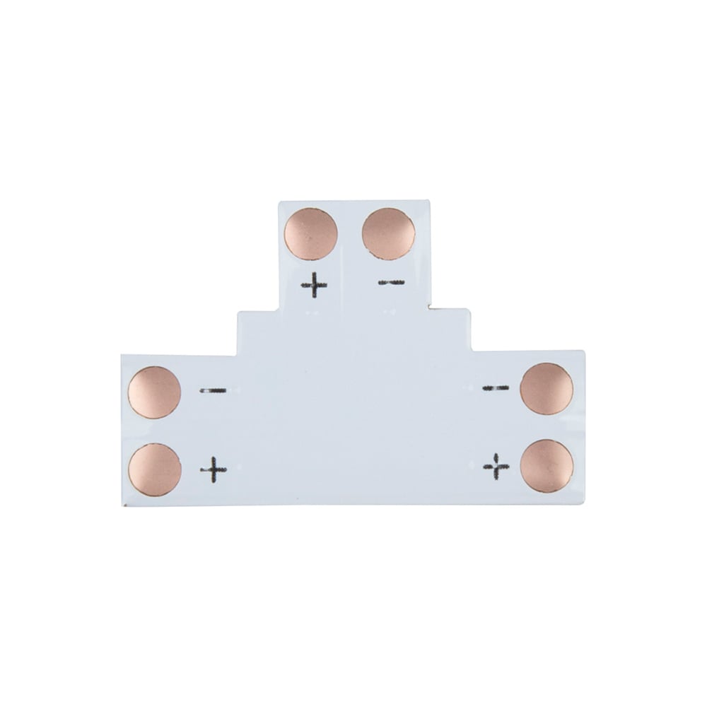 Плата соединительная Lamper 2 Pin T типа для светодиодных лент 8 мм, 10 ...
