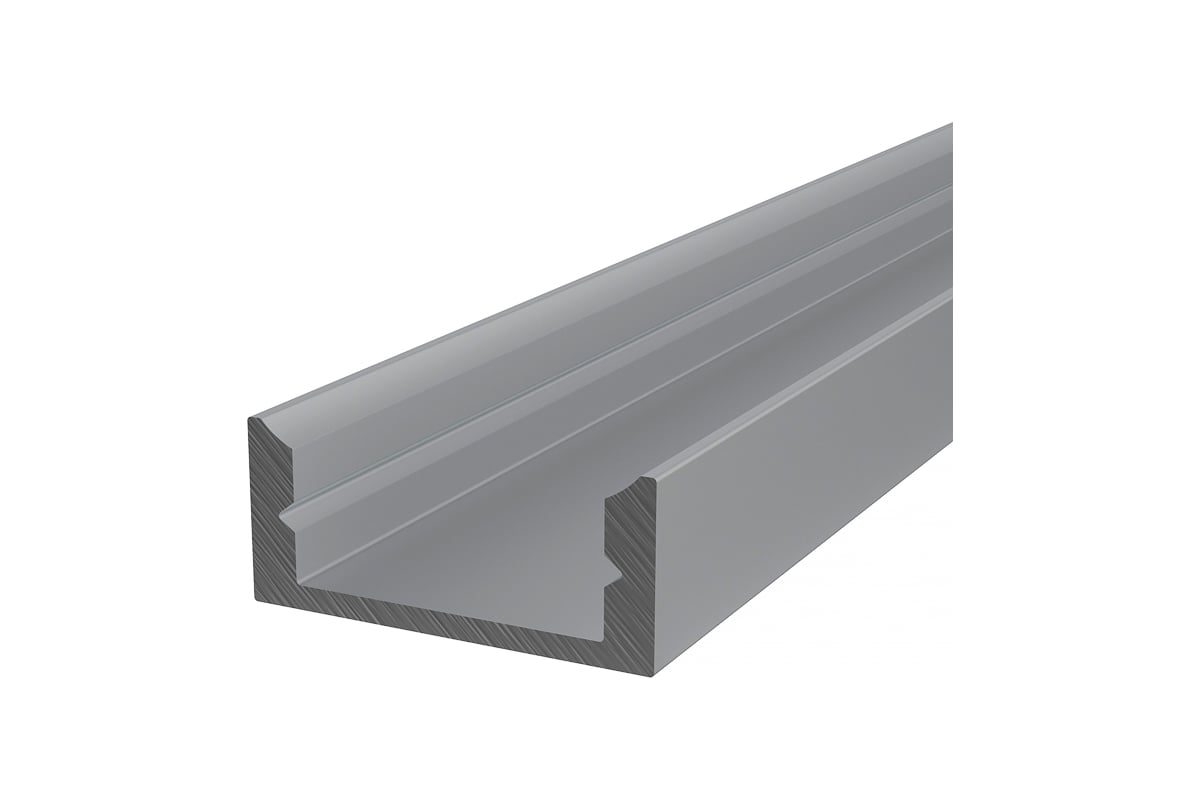 Профиль для светодиодных лент REXANT алюминиевый накладной 16x7 мм 2 м .