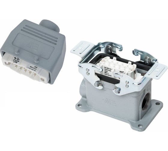 Прямоугольный промышленный разъем Mete Enerji комплект H10E-B2M-E2F 685606K 1