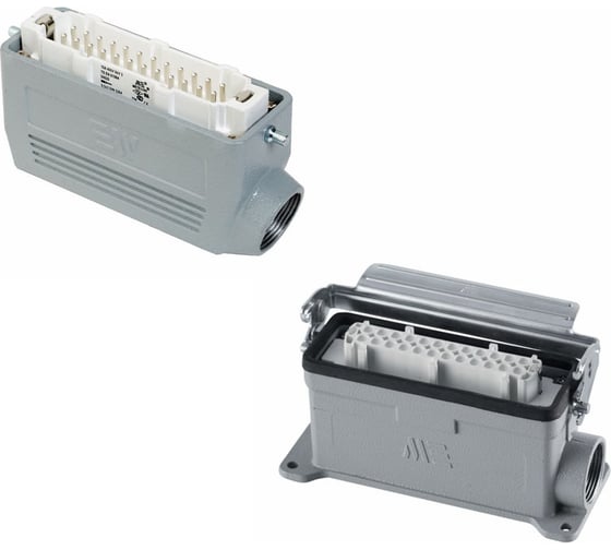 Прямоугольный промышленный разъем Mete Enerji комплект H24E-AM-DF 685641K 1