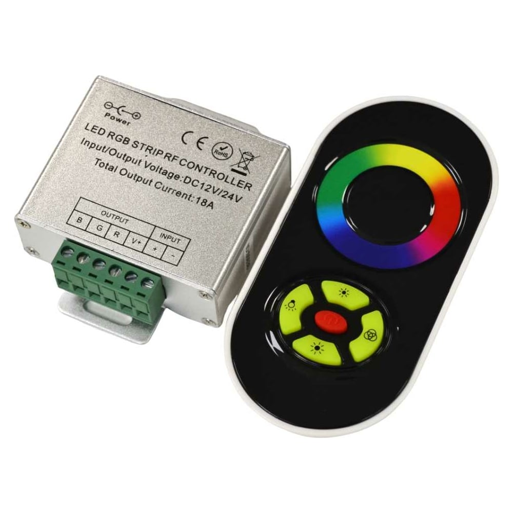 Контроллер для светодиодной ленты RGB ленты truEnergy с черный ...