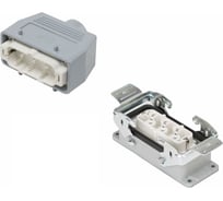 Прямоугольный промышленный разъем Mete Enerji комплект H6HSB-B2M-C2F 685700K