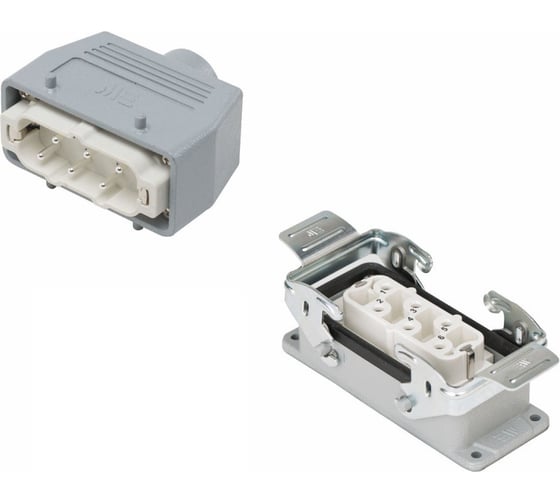 Прямоугольный промышленный разъем Mete Enerji комплект H6HSB-B2M-C2F 685700K 1