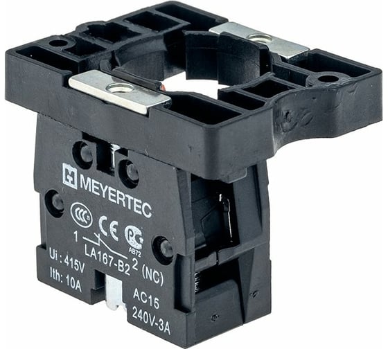 Основание с блок-контактом MEYERTEC 1NС, пластик MTB2-EZ12 арт. 00000079483