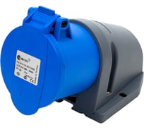 Кабельная настенная розетка TP Electric Зажимные контакты 32A, 250В, 2P+E, IP44 3124-307-0900