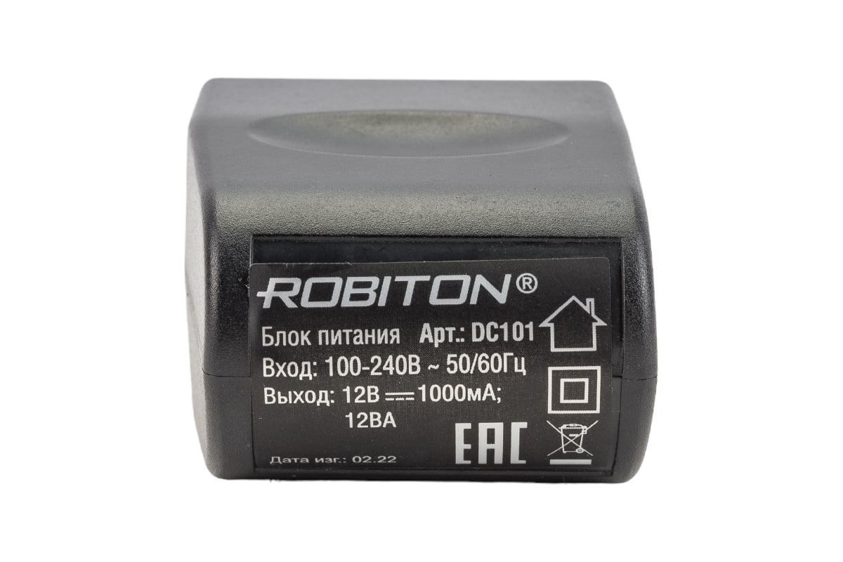 Блок питания Robiton DC101 1000мА с гнездом автоприкуривателя 16183 ...
