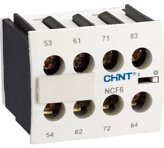 Приставка дополнительные контакты CHINT NCF6-22 к контактору NC6 (R) 261007