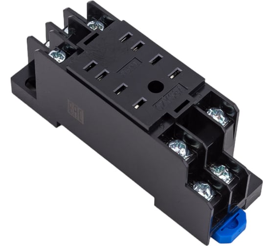 Колодка CHINT CZY08A-02 для реле JZX-22F(B)/2Z NJX-13FW(B)/2ZS JZX-18F(L)/2Z 2 контакта 285974