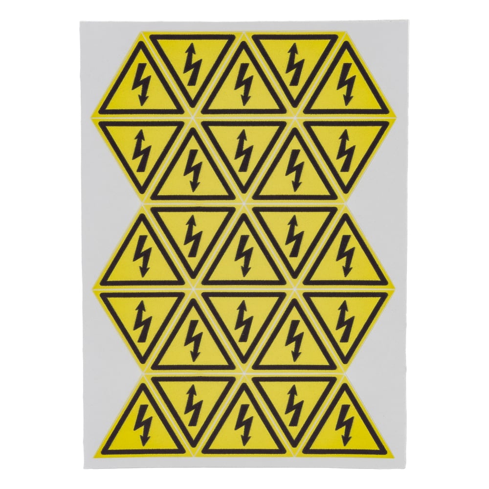 Наклейка знак электробезопасности REXANT Опасность поражения ...