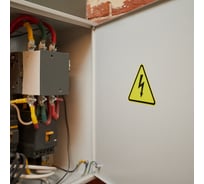 Наклейка REXANT Электрическое напряжение 130x130x130 мм 5 шт 56-0006-3