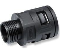 Муфта для гофрированных труб Weyer WQG-P13.5B/AD21.2 коннектор прямой, нар. PG13.5 WE0207900