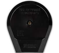 Вилка для разъема РШ-ВШ EKF 32А 250В 2P+PE карболитовая черная AS-250-B-02