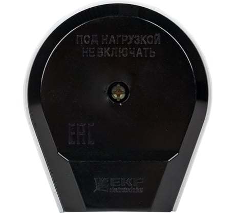 Вилка для разъема РШ-ВШ EKF 32А 250В 2P+PE карболитовая черная AS-250-B-02