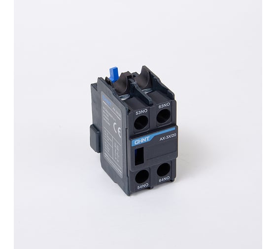 Приставка дополнительные контакты CHINT AX-3X/20 к контактору NXC-06~630 (R) 938258 1