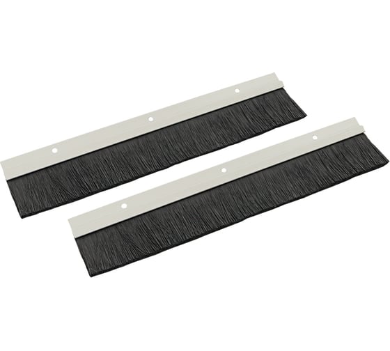 Щеточный буртик на алюминиевом держателе EKF 300*45 ЕKF Basic (2шт) BSCE3045C