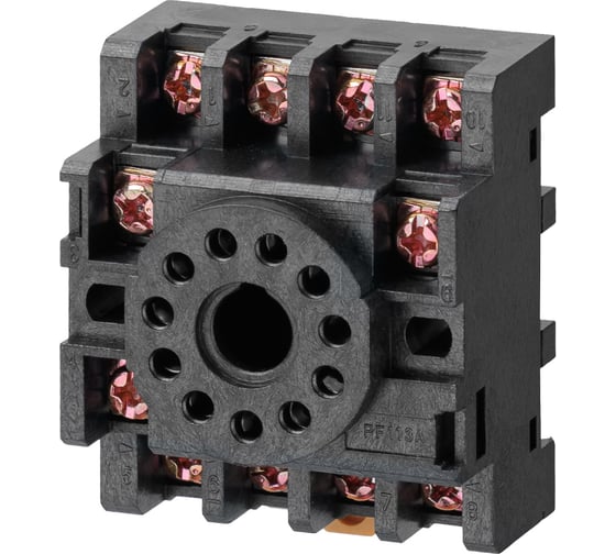 Блок контактов, разъем Р11Ц - цокольный 11-pin на DIN-рейку/плоскость TDM ELECTRIC SQ1503-0041