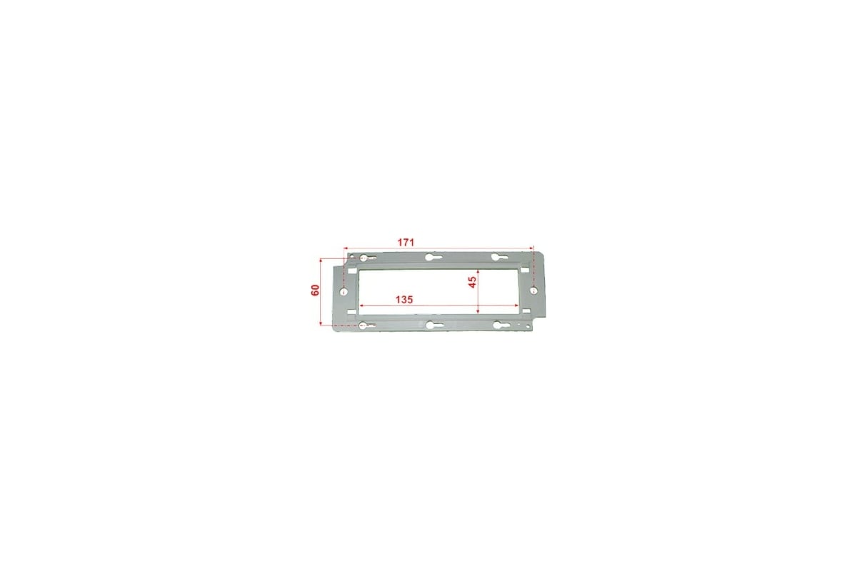 Пластиковый суппорт для установки 45х45 lan pf45x45