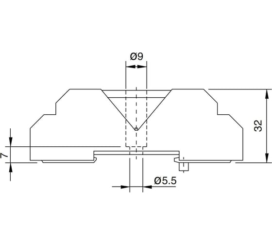 Колодка розетка для промежуточного реле S4-J ComatReleco PN93540