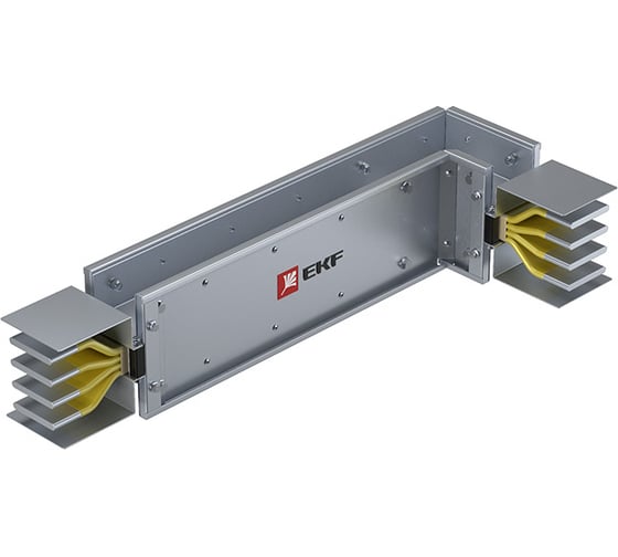 Угловая вертикальная секция c нестандартным плечом EKF 2500 А IP55 AL 3L+N+PE(КОРПУС) длина 0,46x0,53м HPA25EV45S_460x530 1
