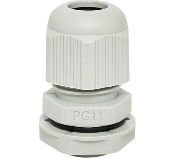 Сальник EKF PG11 IP54 (4 шт) d отверстия 19 мм / d проводника 5-10 мм plc-pg-11-4-r