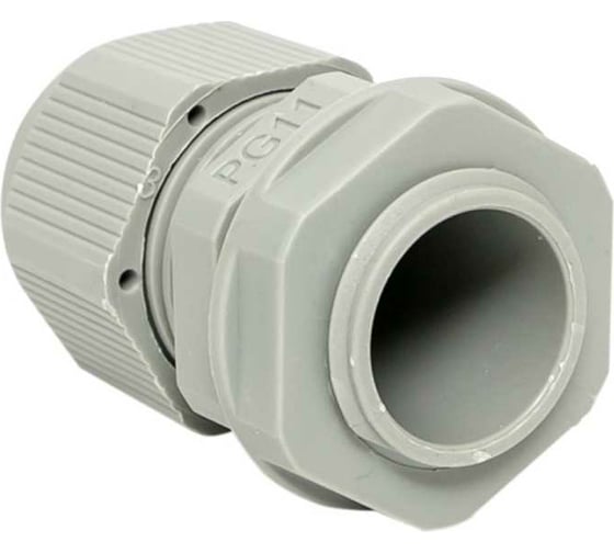 Сальник EKF PG11 IP54 (4 шт) d отверстия 19 мм / d проводника 5-10 мм plc-pg-11-4-r