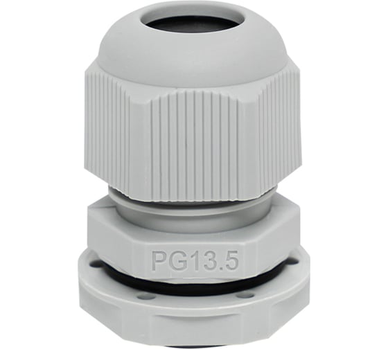 Сальник EKF PG13,5 IP54 (2 шт) d отверстия 21 мм / d проводника 6-12 мм PROxima plc-pg-13.5-2-r