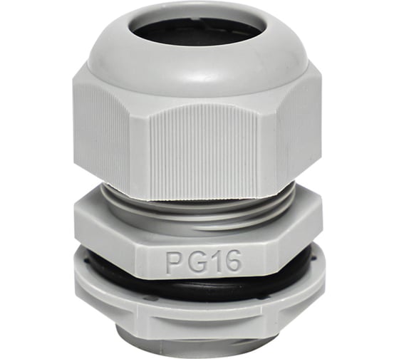 Сальник EKF PG16 IP54 (2 шт) d отверстия 21 мм / d проводника 10-14 мм PROxima plc-pg-16-2-r