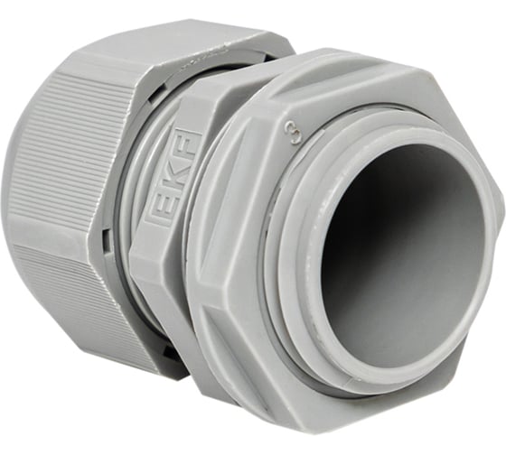 Сальник EKF PG16 IP54 (2 шт) d отверстия 21 мм / d проводника 10-14 мм PROxima plc-pg-16-2-r