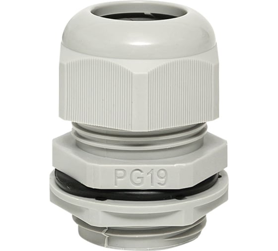 Сальник EKF PG19 IP54 (2 шт) d отверстия 23 мм / d проводника 12-15 мм PROxima plc-pg-19-2-r