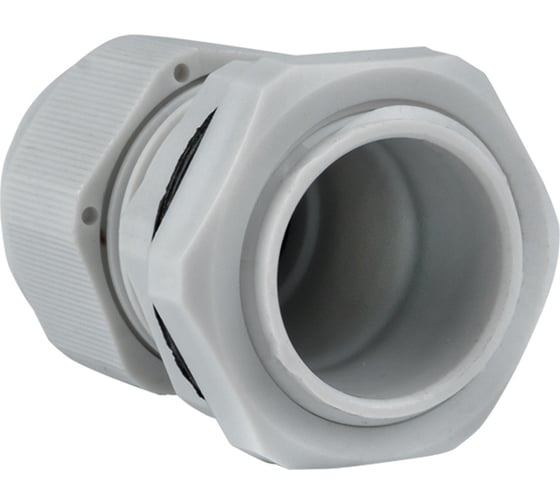 Сальник EKF PROxima PG19, IP54, d отверстия 23 мм, d провода 12-15 мм, 20 штук plc-pg-19-r