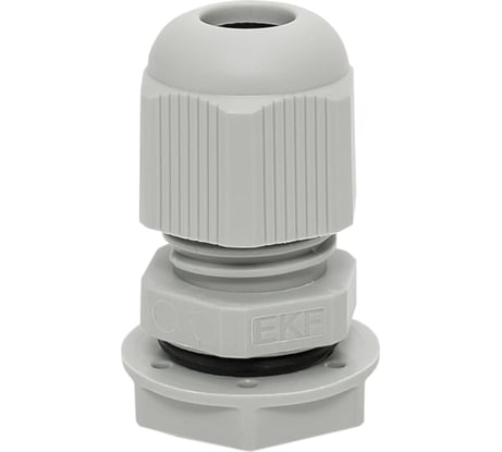 Сальник EKF PROxima PG9, IP54, d отверстия 16 мм, d провода 4-8 мм, 20 штук plc-pg-9-r
