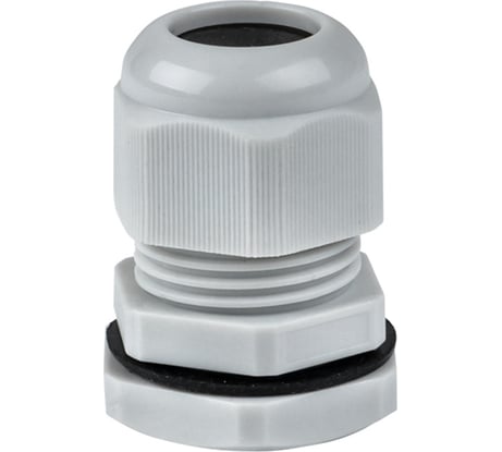 Сальник EKF PROxima PG16, IP54, d отверстия 21 мм, d провода 10-14 мм 20 штук plc-pg-16-r