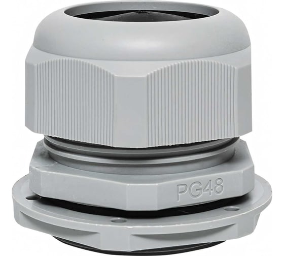 Сальник EKF PG48, IP54, d отверстия 59 мм, d провода 37-44 мм, 1 штука plc-pg-48-1-r