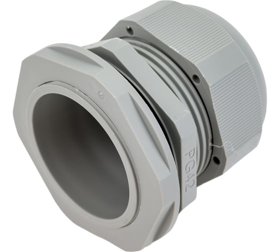 Сальник EKF PG42 IP54, d отверстия 53 мм, d провода 32-38 мм, 1 штука plc-pg-42-1-r